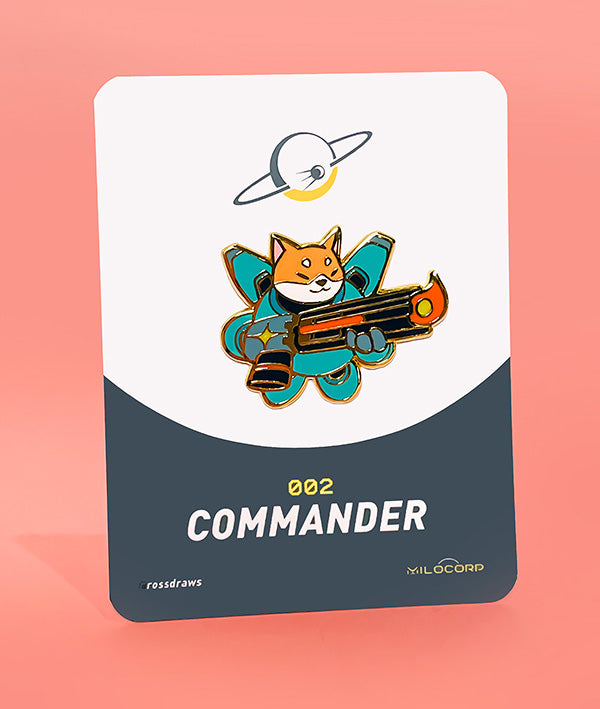 Shiba Commander Pin