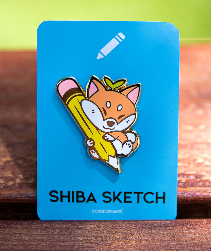 Shiba Sketch Pin