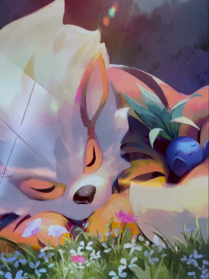 Arcanine's Day Off Metal Print